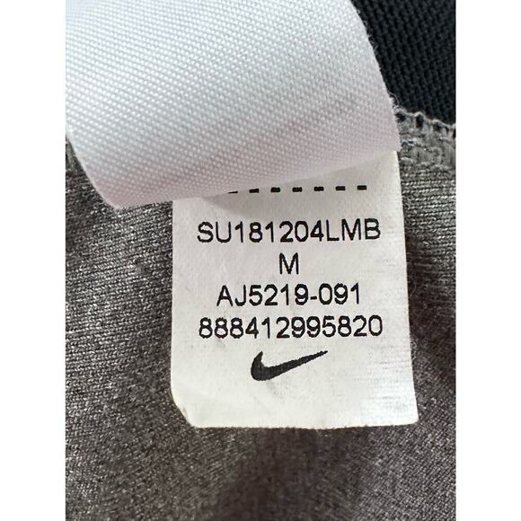 NIKE Victory Shape No-Wire Sports Bra Grey Black Swoosh - Medium - Picture 6 of 6